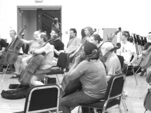 Engrossed in a workshop